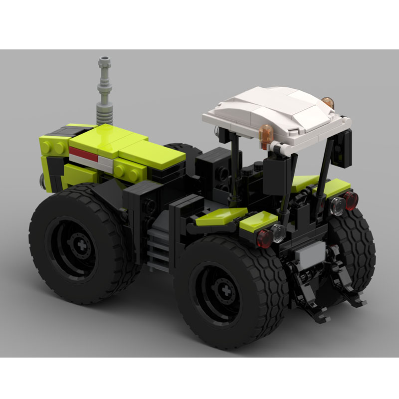 Farming Agriculture Model - MOC-196392 نموذج مكعبات بناء جرار زراعي