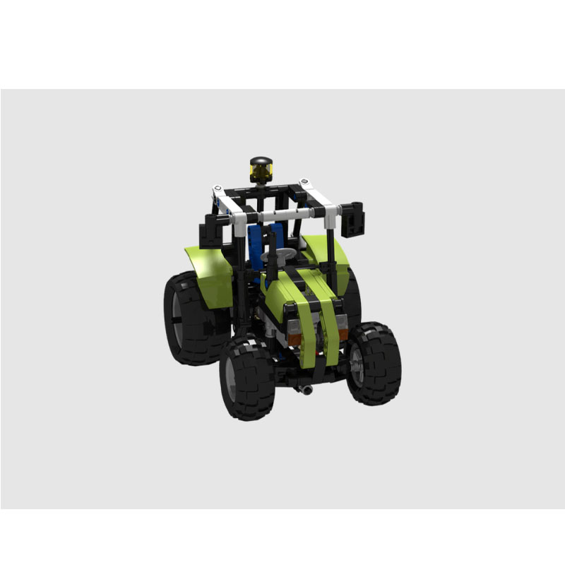 Farming Agriculture Model - MOC-46194 نموذج مكعبات بناء جرار زراعي