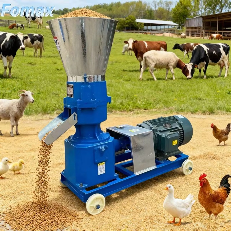 Wood Pellet Making Machine - آلة صنع حبيبات علف الحيوانات الكهربائية