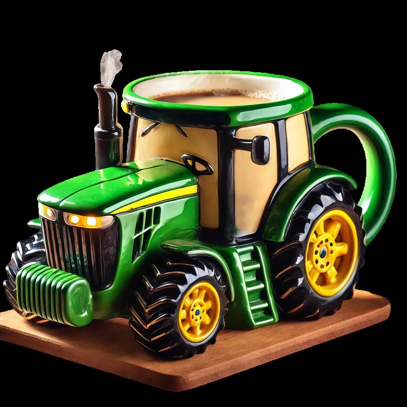 أكواب بتصميم جرارات زراعية خضر - مراجعة Farming Agriculture Stocks وسعره