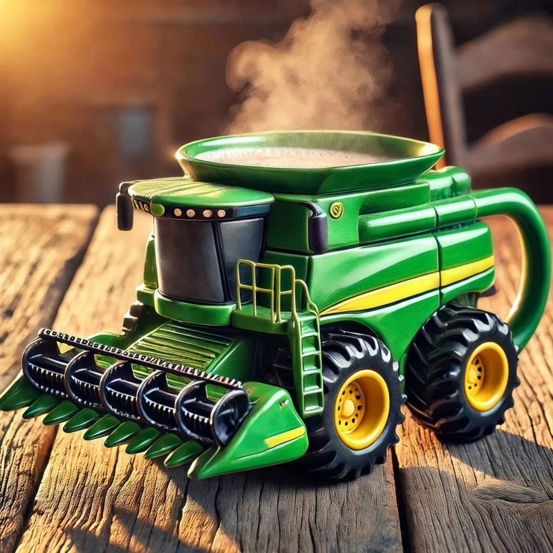 أكواب بتصميم جرارات زراعية خضر - مراجعة Farming Agriculture Stocks وسعره