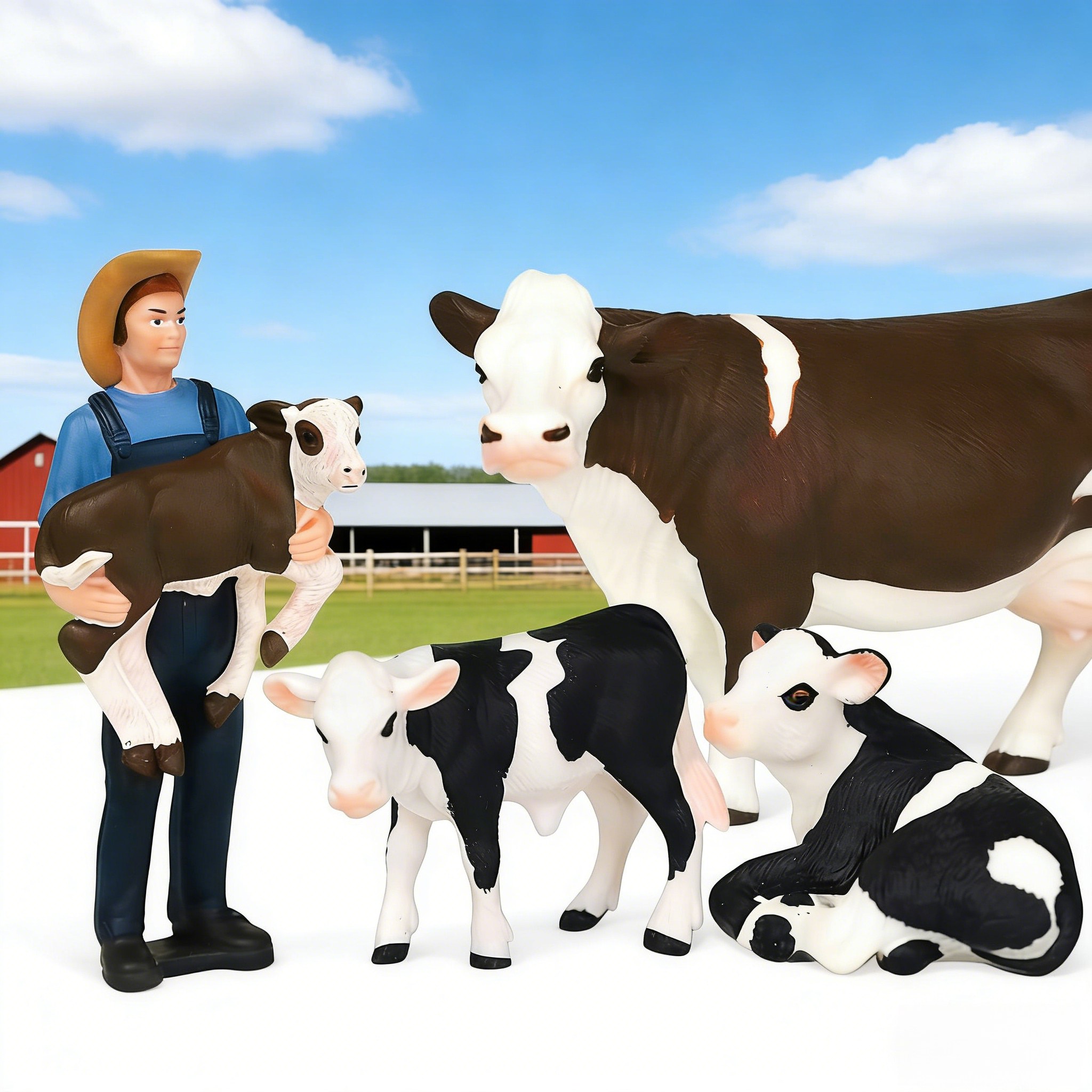مجموعة نماذج المزارع والبقر مك - مراجعة Farming Agriculture Stocks وسعره